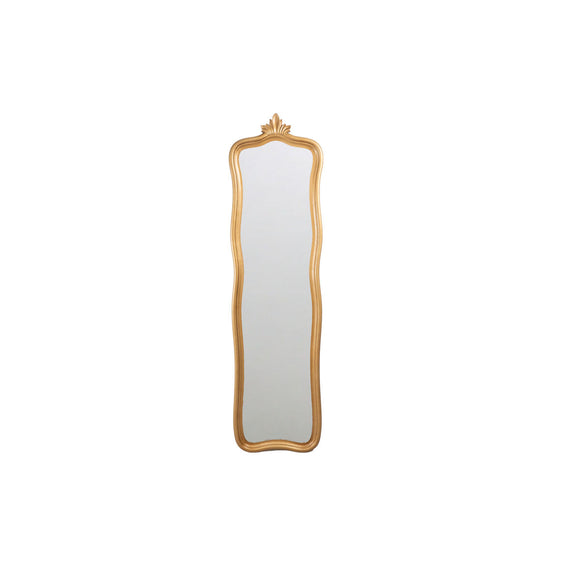 Wall mirror Romimex Golden MDF Wood 46 x 170 x 3 cm-0