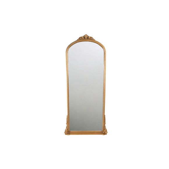 Wall mirror Romimex Golden MDF Wood 84 x 183 x 6 cm-0