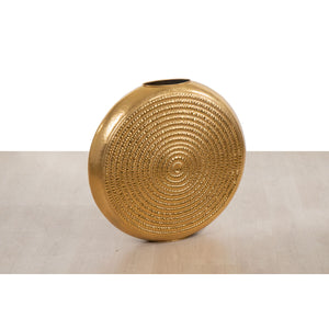 Vase Romimex Golden Metal Circle 80 x 77 x 24 cm-0