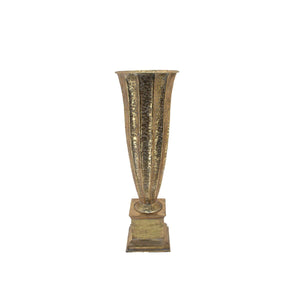 Floor vase Romimex Golden Metal 36 x 110 x 36 cm-0