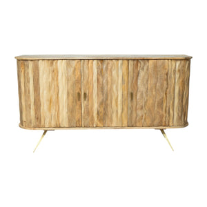 Sideboard Romimex Golden Natural Wood 152 x 83 x 40 cm-0