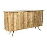 Sideboard Romimex Golden Natural Wood 152 x 83 x 40 cm-3