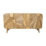 Sideboard Romimex Natural Wood 152 x 81 x 41 cm-0