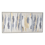 Painting Romimex polystyrene MDF Wood Abstract 120 x 60 x 3 cm-0