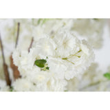 Decorative Flowers Romimex White 80 x 155 x 100 cm Cherry blossom-1