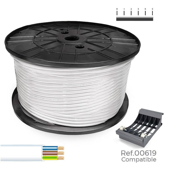 Multi-core Electric Cable Sediles White 200 m Coil-0