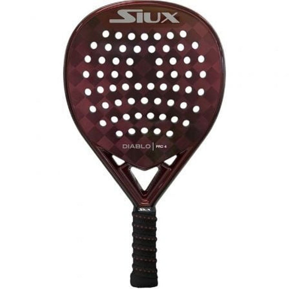 Padel Racket Siux Diablo Pro 4 Red Charcoal EVA-0
