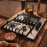 Gas Hob Cecotec Bolero Squad G 3200F Inox 6250 W 58 x 50 cm-2