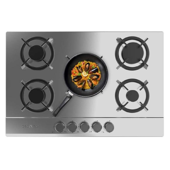 Gas Hob Cecotec Bolero Squad G 5200S Inox 11000 W 75 x 50 cm-0
