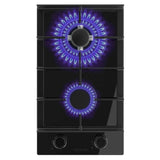 Cecotec Gas Hob Bolero Squad G 2400F 2 Burners, 5200W, Black Glass, Cast Iron-2