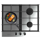 Cecotec Gas Hob Bolero Squad G 3400F 3 Burners 6200W Inox Cast Iron Grates-2