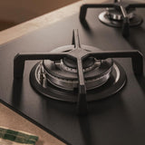 Cecotec Gas Hob Bolero Squad G 3400S 3 Burners 6200W Nano Glass Cast Iron Black-2