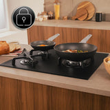 Cecotec Gas Hob Bolero Squad G 3400S 3 Burners 6200W Nano Glass Cast Iron Black-6