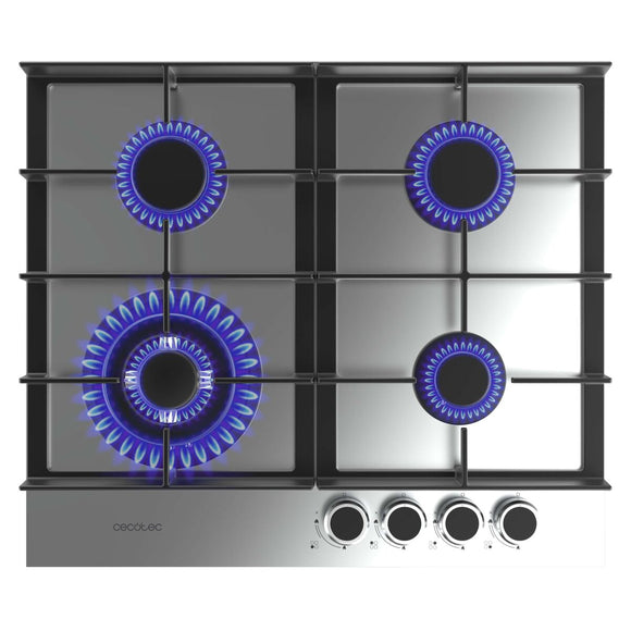 Cecotec Gas Hob 4 Burners Bolero Squad G 4400F Inox 8000W Stainless Steel WOK-0