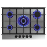 Cecotec Gas Hob Bolero Squad G 5400F 5 Burners 10400W Stainless Steel Cast Iron-1