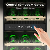 Vinoteca Cecotec GrandSommelier Origin Duo 30 Hit Beige-11