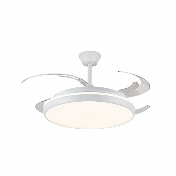 Ceiling Fan CristalRecord CHARLY L RETRAC Transparent 80 W-0