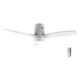 Ceiling Fan with Light Cecotec EnergySilence Aero 5600 Classic 40 W White-0