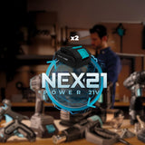 Battery Mower Cecotec E3 Liberty Z Plus 20 V 38 cm 20-70 mm 40 L 2 Pieces-2