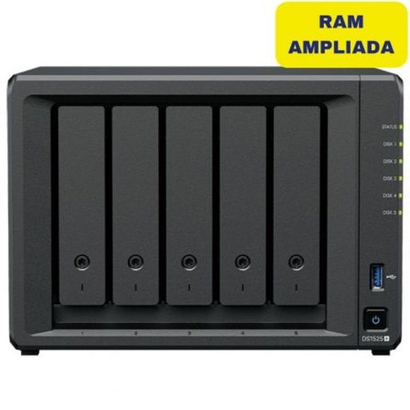 NAS Network Storage Synology DS1525+/16G Black Quad Core-0