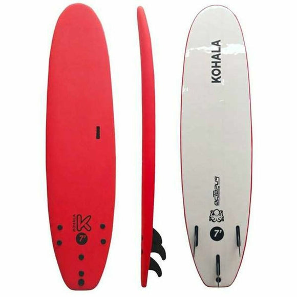 Surf Board Soft 7' Red Rigid-0