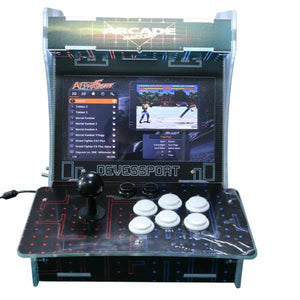 Arcade Machine Acrylic Bartop Twins 19" Retro Tablecloth-0