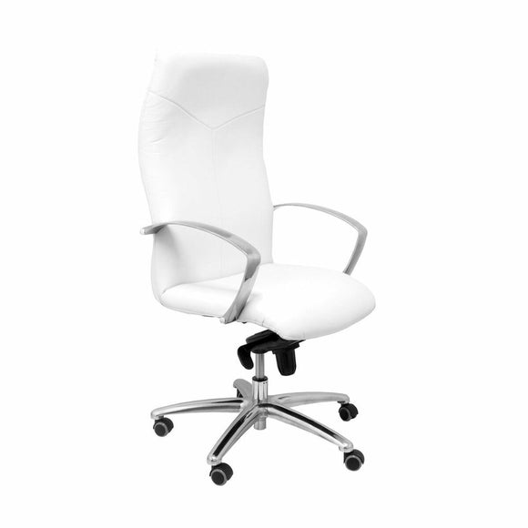 Office Chair Caudete similpiel P&C 5DBSPBL White-0