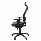 Office Chair with Headrest Jorquera similpiel P&C SNSPNEC Black-2