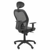 Office Chair with Headrest Jorquera similpiel P&C SNSPNEC Black-1