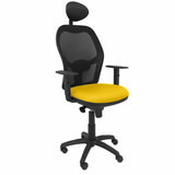 Office Chair with Headrest Jorquera P&C ALI100C Yellow-1