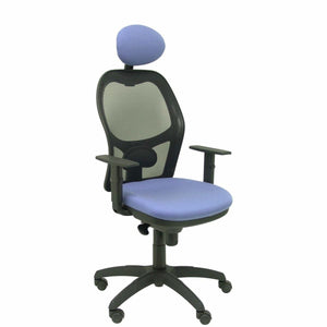 Office Chair with Headrest Jorquera P&C ALI261C Blue-0