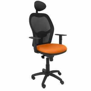 Office Chair with Headrest Jorquera P&C ALI308C Orange-0