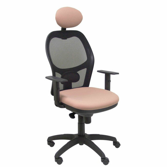 Office Chair with Headrest Jorquera P&C ALI710C Pink-0