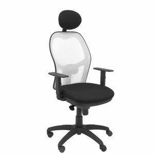 Office Chair with Headrest Jorquera P&C ALI840C Black-0