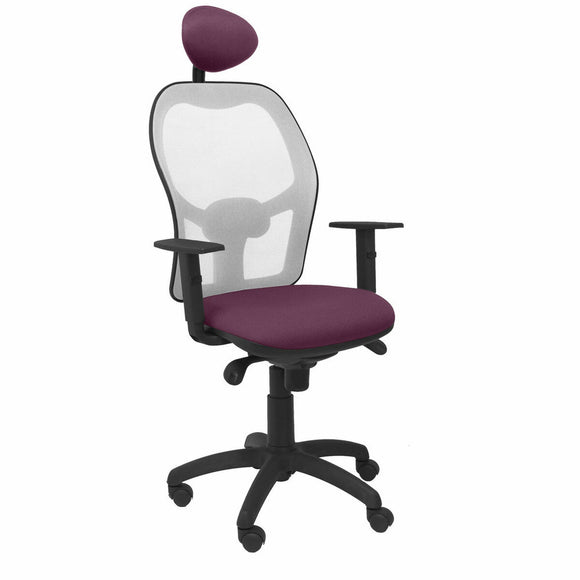 Office Chair with Headrest Jorquera P&C ALI760C Purple-0