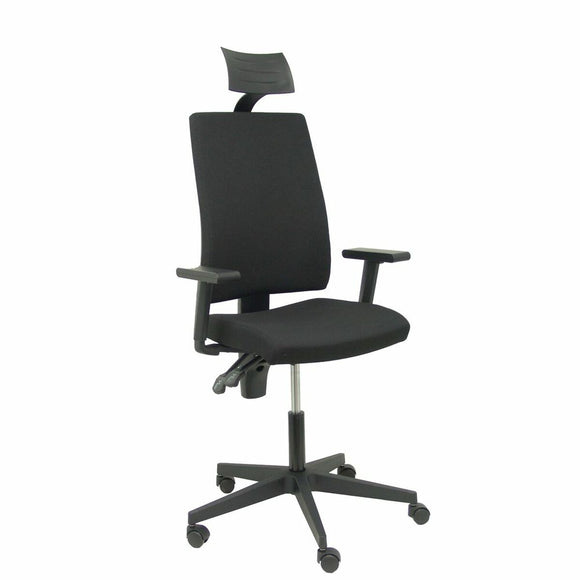 Office Chair with Headrest Lezuza P&C Black-0