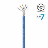 FTP Category 7 Rigid Network Cable Aisens AWG23 Blue 500 m-1