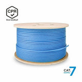 FTP Category 7 Rigid Network Cable Aisens AWG23 Blue 500 m-2