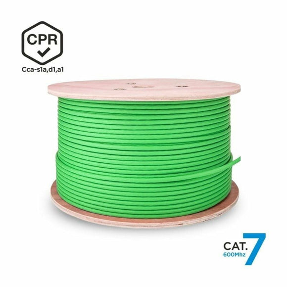 FTP Category 7 Rigid Network Cable Aisens AWG23 Green 305 m-0