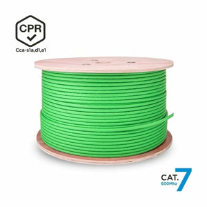 FTP Category 7 Rigid Network Cable Aisens AWG23 Green 500 m-0