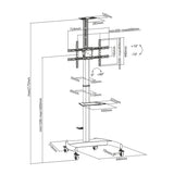 Trolley Aisens FT70TE-169 70" 37" 50 kg-1