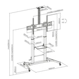 TV Mount Aisens FT100TE-171 60" 100" 100 kg-1