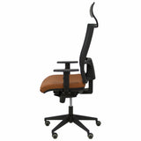 Office Chair with Headrest Horna P&C Brown-2