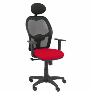 Office Chair with Headrest Alocén P&C B10CRNC Red-0