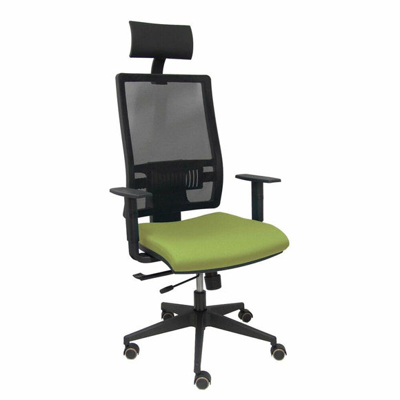 Office Chair with Headrest P&C B10CRPC Light Green Olive-0
