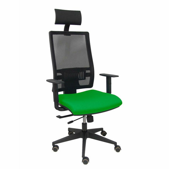 Office Chair with Headrest P&C B10CRPC Green-0