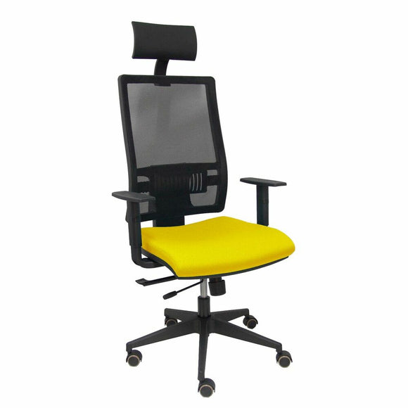 Office Chair with Headrest P&C B10CRPC Yellow-0