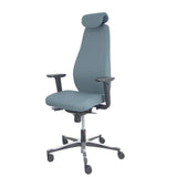 Office Chair with Headrest Bjarg P&C 5ST61LC Grey-5