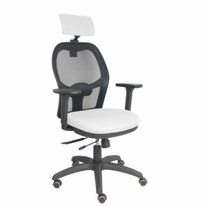 Office Chair with Headrest P&C B3DRPCR White-0