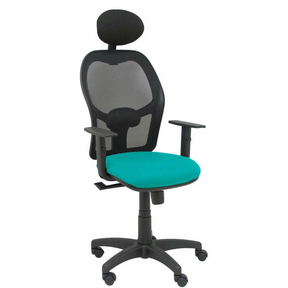 Office Chair with Headrest P&C B10CRNC Turquoise Green-0